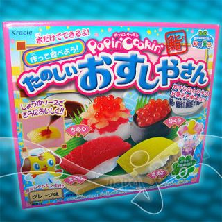   Popin Cookin Candy SUSHI UPDATE KIT w/ Soy Sauce Japanese DIY fun