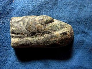 Roman 1BC   2cen. AD. Ancient Unusual DOG face weight  Archaeology 