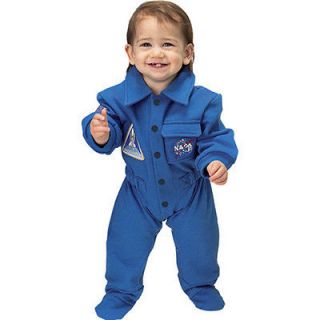 NASA Astronaut Blue Flight Suit Boy Halloween Costume by Aeromax Jr.