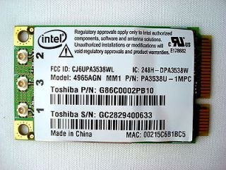   4965AGN Mini PCI E WIFI N embedded for Sony VAIO TZ395N/XC Notebook