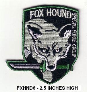 Mini Green Foxhound Patch for Beret   FXHND6