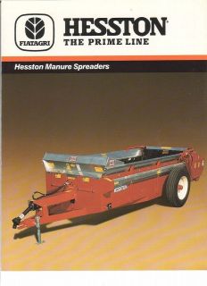   Brochure   Hesston   S370 et al   Manure Spreaders   1989 (FB542