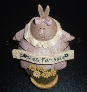 ROLY POLY RABBIT POSIES FOR SALE BY BLOSSOM BUCKETcb