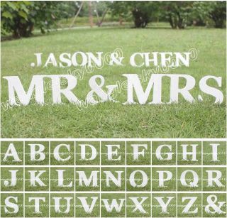 New Wood Wooden Letters Bridal Wedding Party Birthday Xmas Indoor 