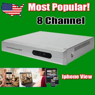 Channel CCTV Standalone DVR Security System H.264 Network Mobile 