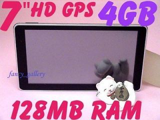 Built in 4GB 4G 7.0 7 HD GPS* 128MB DDR2 RAM*+Video Player*FMT*09 