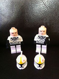 Lego Clone Pilot Star Wars Minifig 7674 8019 8039 10195 Trooper Yellow 