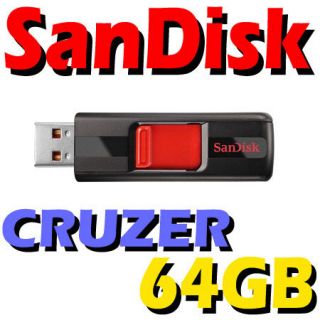SanDisk Cruzer 64GB 64G USB Flash Pen Drive Memory Stick Thumb Key 
