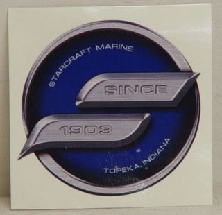 STARCRAFT 3 INCH S BADGE BOAT DECAL