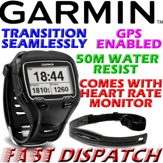 Garmin Forerunner 910XT Multi Sport GPS HRM Running Watch with NEW 010 
