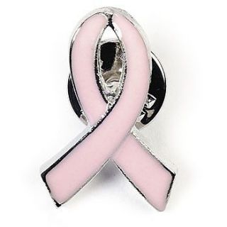 One Pink Breast Cancer Awareness Metal Pin Show Your Support. Free 