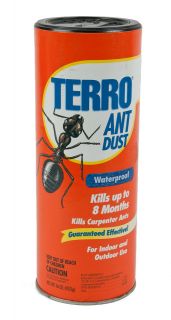 Terro 600 Waterproof Ant Dust One Pound Shaker Bottle Bug and Insect 