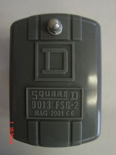 SQUARE D Pressure Switch, 9013 FSG 2 20 40 PSI