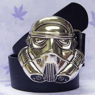 STAR WARS Stormtrooper 3D Helmet Metal Buckle Belt BL084B