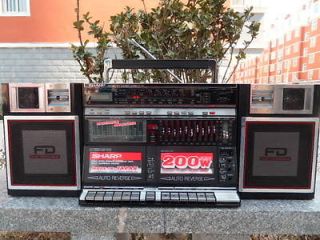 Vintage SHARP WF 939Z(BK) Stereo Boombox Ghettoblaster