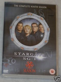 Stargate SG 1 Season 9 Nine Complete DVD Box Set   BRAND NEW UK R2