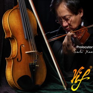   Handmade Stradivari Copy Good Sound Spruce Violin Fiddle Case Bow