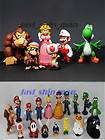 Nintendo Super Mario Brothers Bros 6 PVC Figures Toys