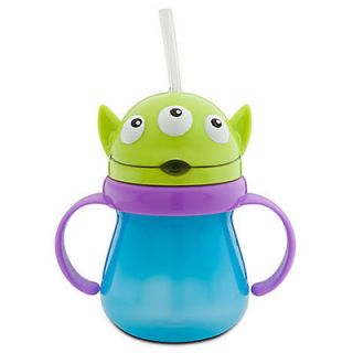 Toy Story Space Alien Head Cup w/ Straw & Handle by Disney New