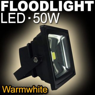 50w LED Floodlight Warm White Outdoor Projection Lamp Waterproof IP65