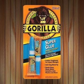 Gorilla Super Glue 2 Pack 6g. (0.22oz) Impact Tough