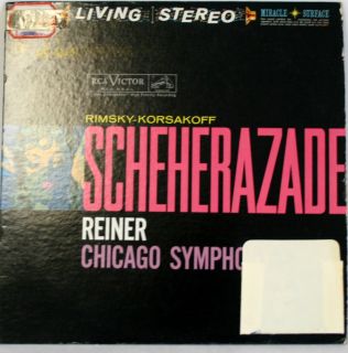 Scheherazade Rimsky   Korsakoff Reiner / Chicago Symphony record