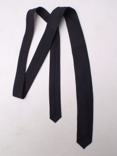 Vintage US Army Vietnam Era Black tie / necktie 1970s New