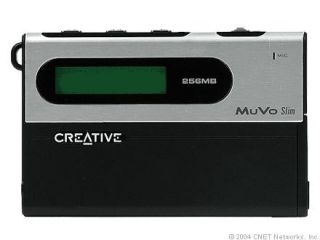 Creative MuVo Slim Black 256 MB Digital Media Player