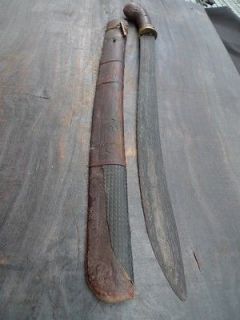 PEDANG SUMBAWA Antique Golok Sword Knife Parang Weapon Arms Lesser 