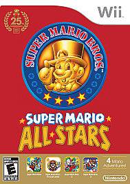 SUPER MARIO BROS BROTHERS ALL STARS NINTENDO WII GAME