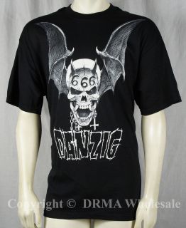 Authentic DANZIG 666 Skull T Shirt S M L XL XXL Misfits NEW