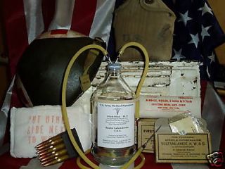 WW II Medic Whole Blood I.V. Bottle / REDUCED PRICE