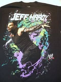 JEFF HARDY Vapor WWE Wrestling T shirt NEW