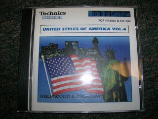 Technics Keyboard Software United Styles of America Vol. 4 Hollywood 