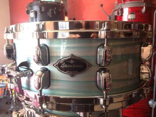 Tama Starclassic B/B 5.5x14 Snare Drum  Lacquered Azure Oyster 