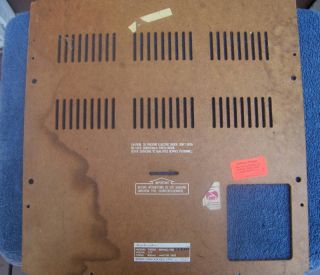 Dokorder 7500 Reel to Reel Tape Deck Back Panel