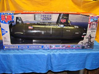 Hasbro 2003 G.I. Joe U.S.S. Tiger Shark Ship Submarine Display Selling 