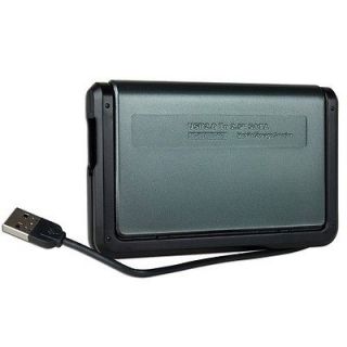   USB 2.0 External SATA HDD Enclosure (Gray/Black)   Supports up to 1TB