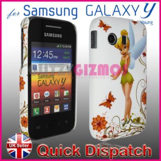 STYLISH TINKERBELL FAIRY PRINT DESIGN HARD CASE COVER FOR SAMSUNG 