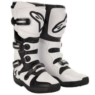  Tech 3 MX Motorcross Riding Race Boots Black and White SIZE 10