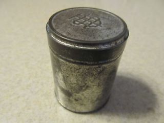 Vintage Tin Snuff Can Alabama with 1 cent Tobacco Tax Sticker Free 