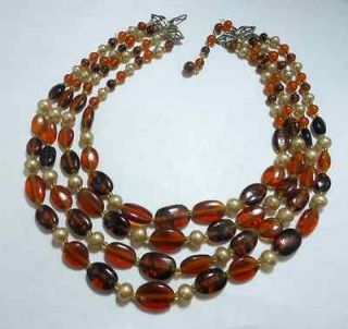 tortoise shell necklace in Vintage & Antique Jewelry