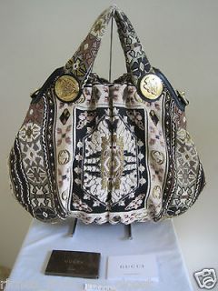 GUCCI Embroidered Tapestry Hysteria Tote Bag Handbag Shoulder