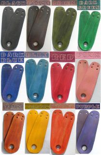 Leather Toe Guards Pair for Anarchy Mayhem Skates Choice of Colours or 