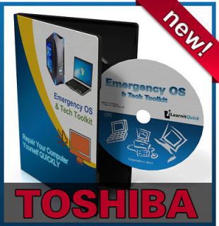 Toshiba Satellite Laptop Repair Recovery Drivers Install Restore 