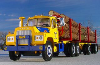   and AWESOME   MACK TRUCKS LOGGING R MACK TRUCK & TRAILER   First Gear
