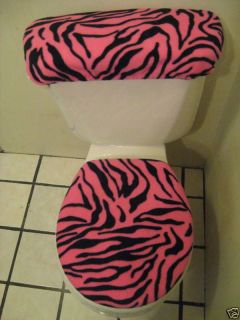zebra toilet seat cover in Home & Garden