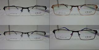   CRAD Half Rimless Frames TRANSITIONS PHOTO GRAY Lens Reading Glasses