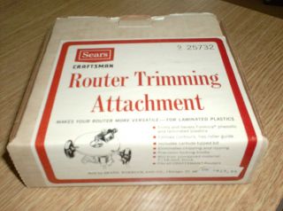 Craftsman Router Trimming Attachment For Laminate Surfaces 9 25732 NOS 