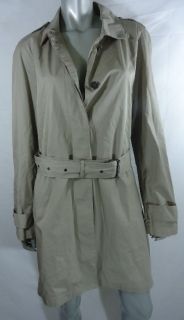   Brit W Thornwell45 Single Breasted Trench Coat DARK TRENCH 14 nwt